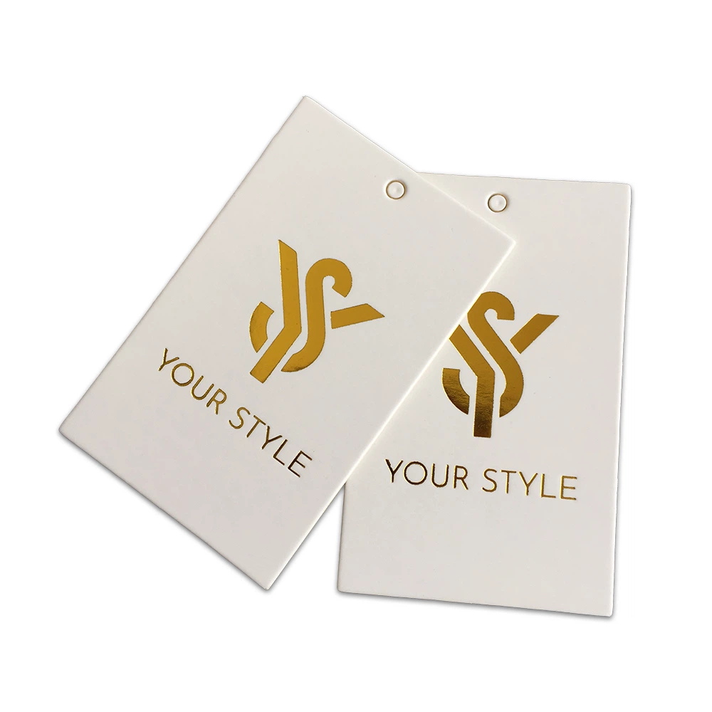 Custom foil tags