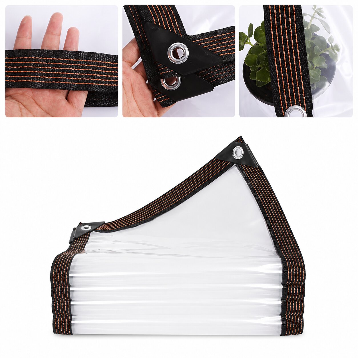 clear tarpaulin cover