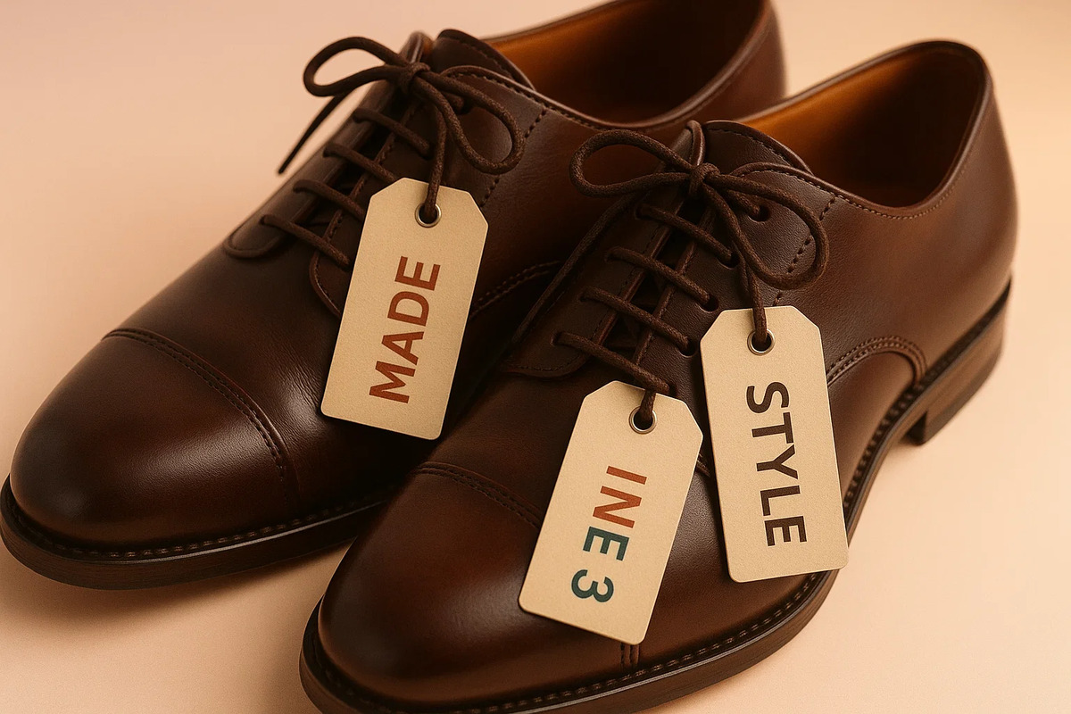 Custom shoe tags