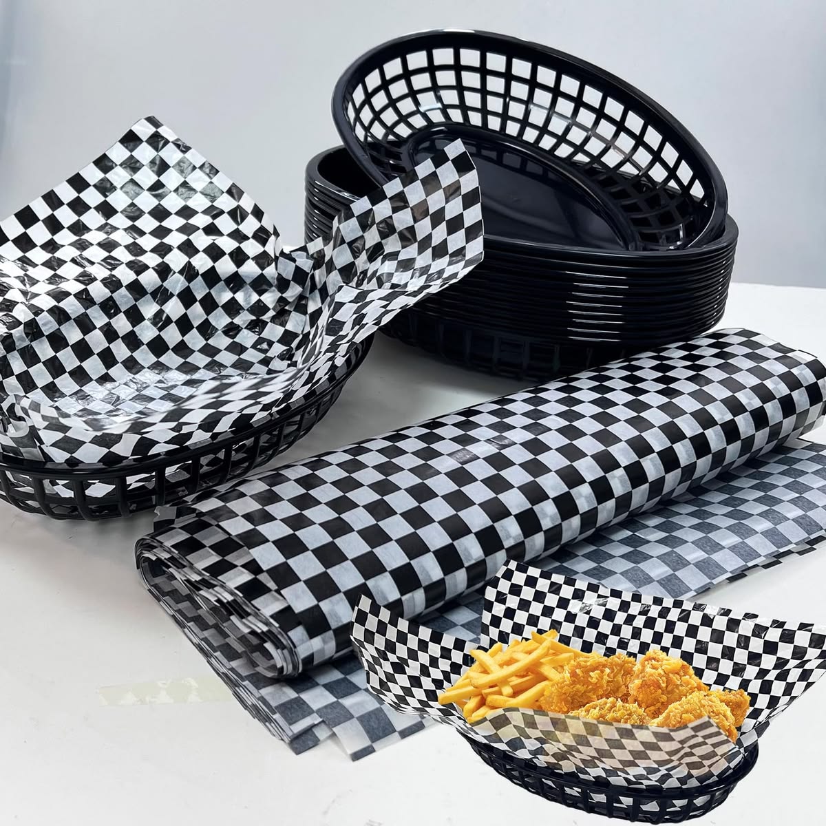fast food basket liners