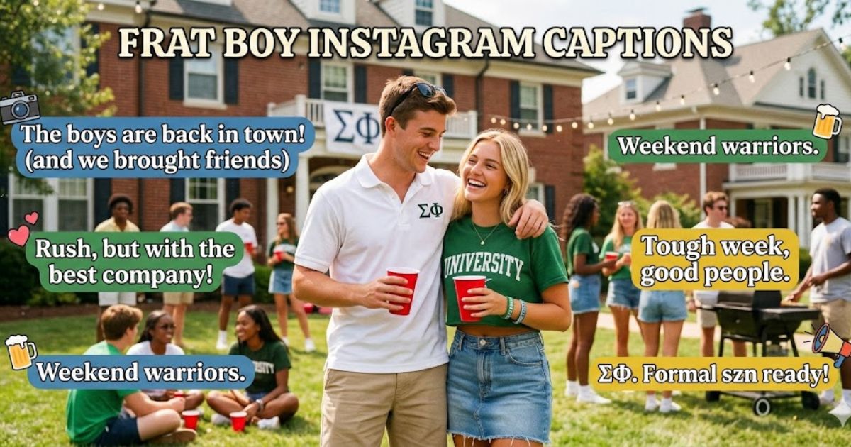 frat boy instagram captions