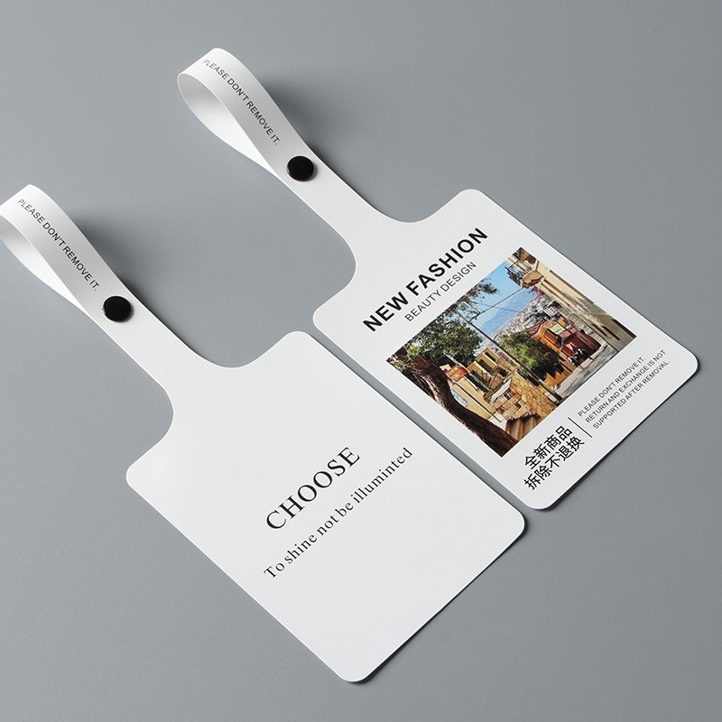 printed retail hang tags