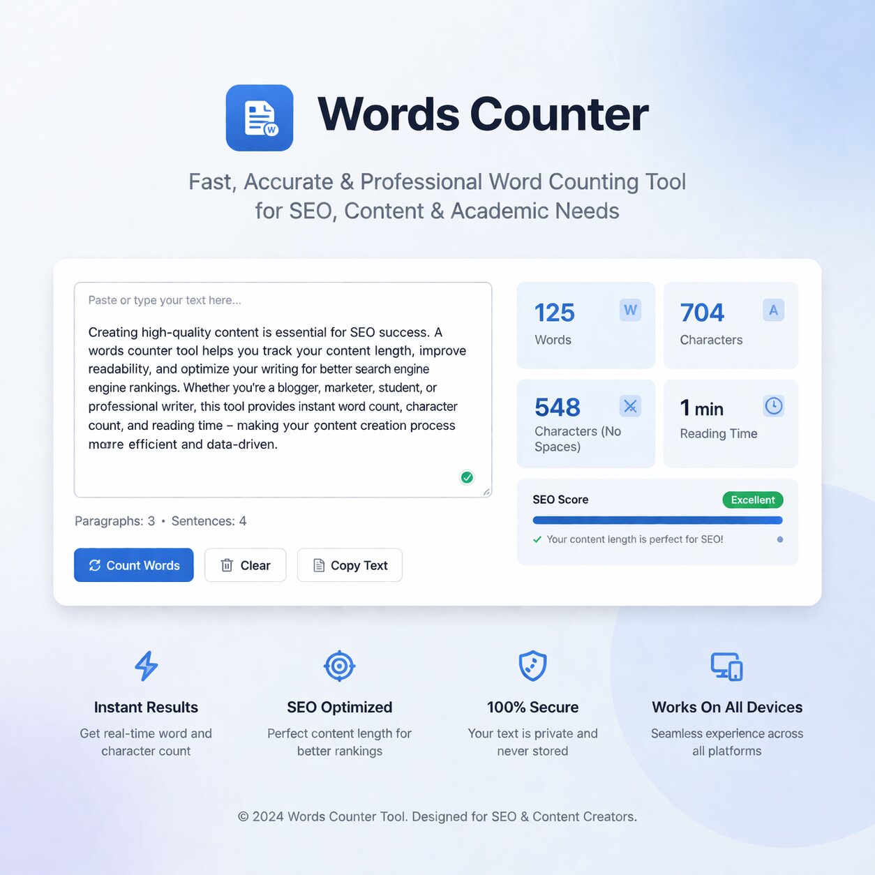 words count checker