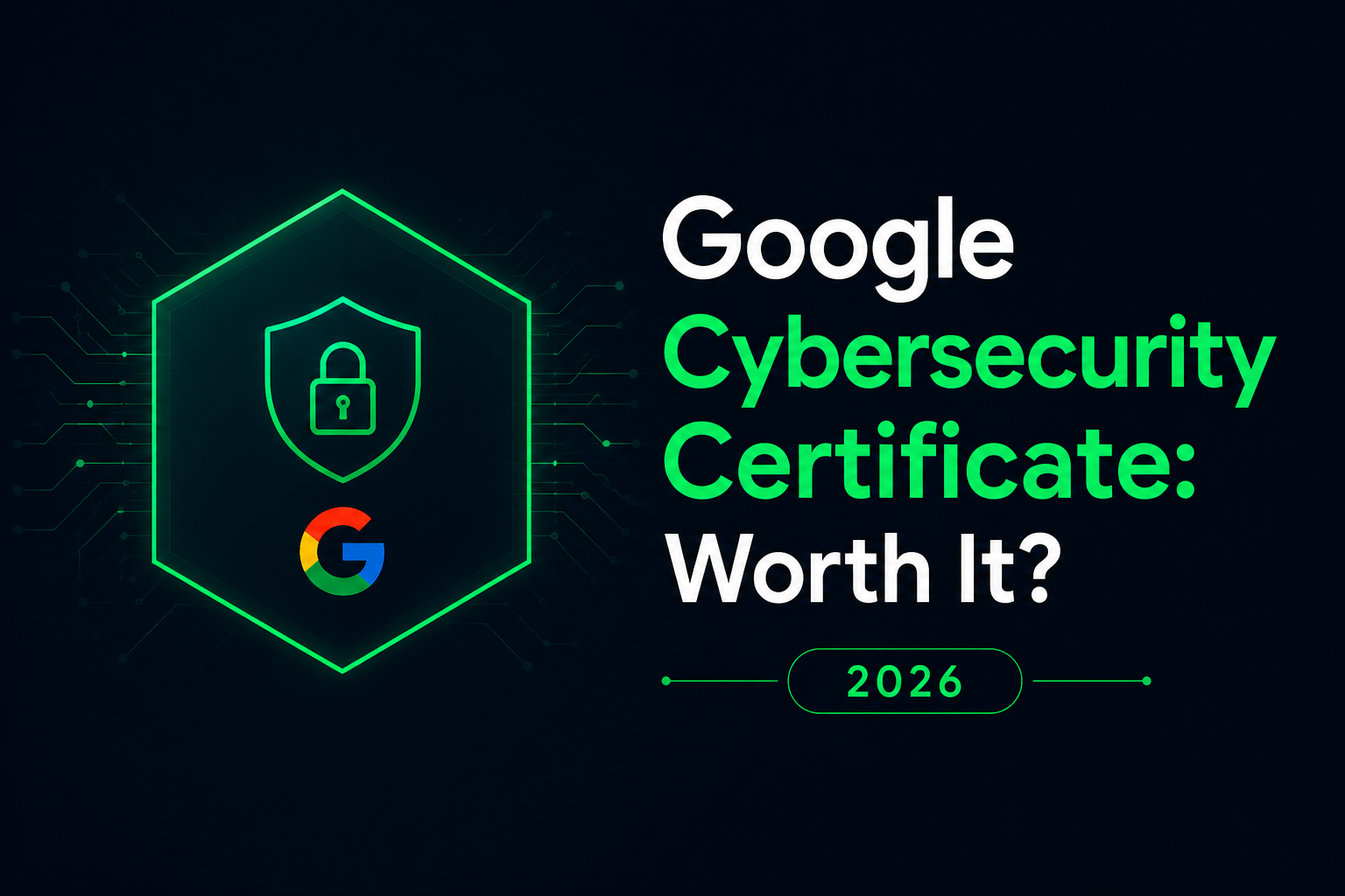 Google Cybersecurity Certificate Worth It in 2026?