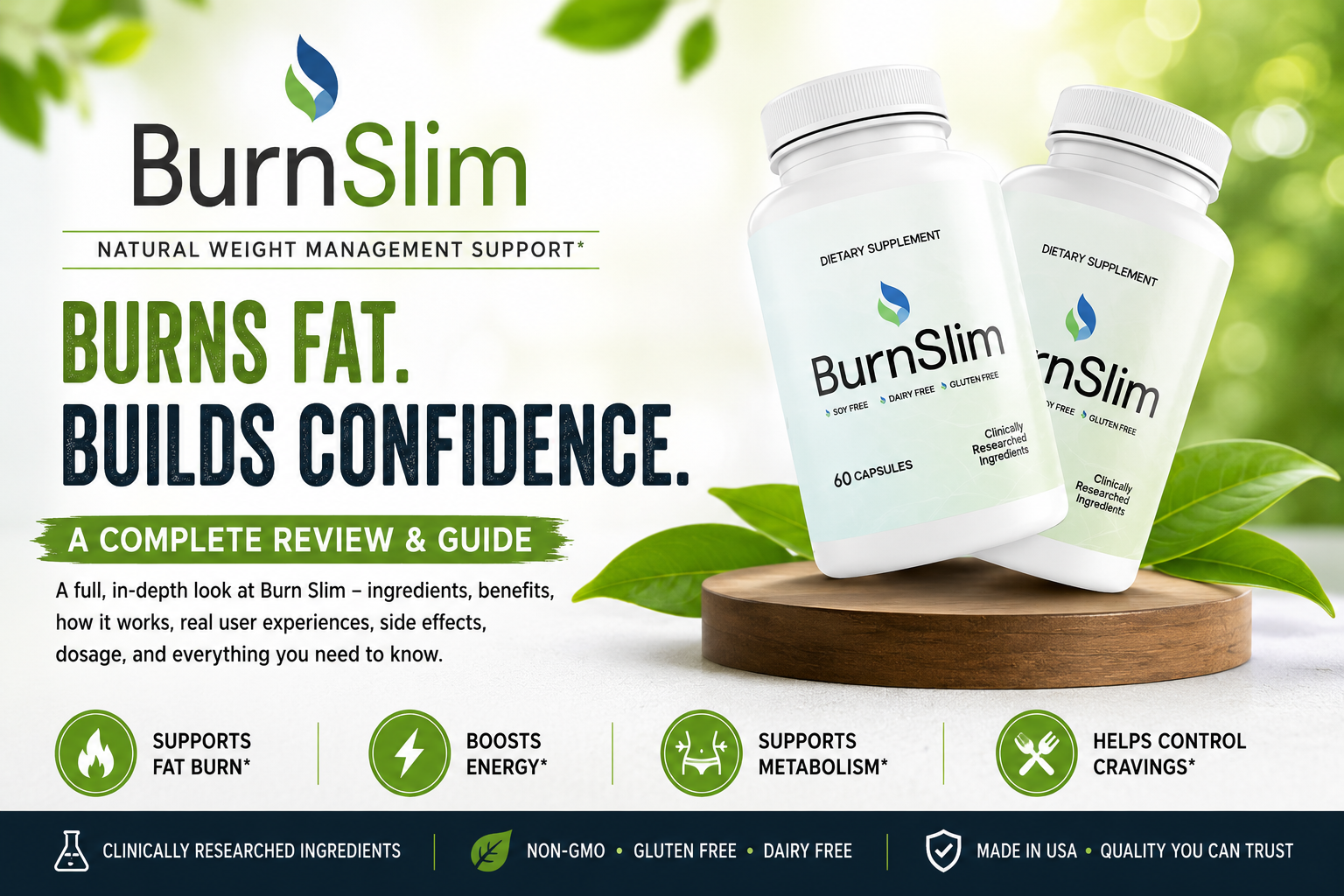 Burn Slim Reviews 2026: A Complete Guide to Natural Weight Management Support