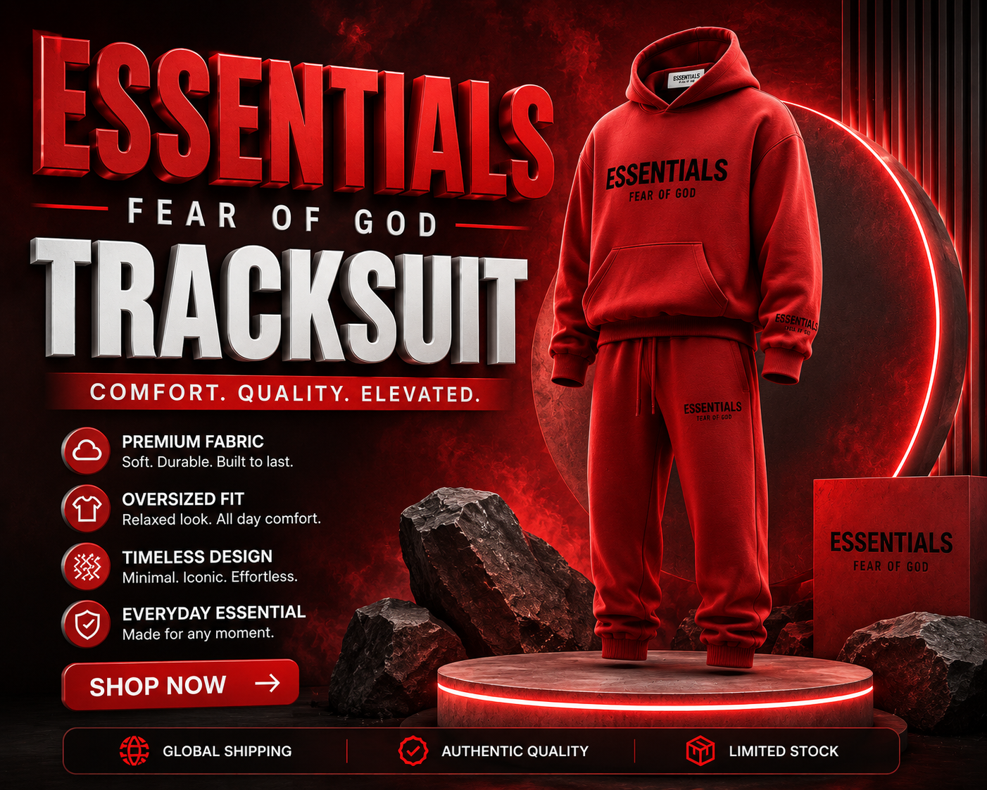 Essentials Tracksuit for Travel: Comfort Meets Style
