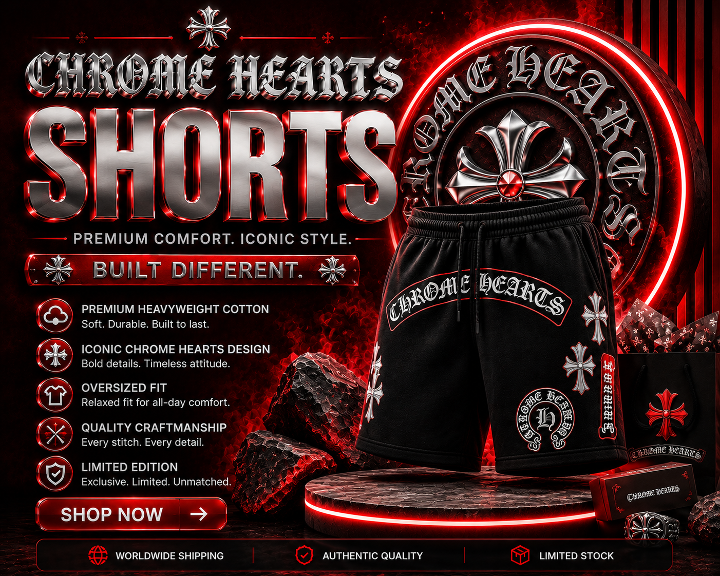 Chrome Hearts Shorts: Must-Have Pieces in 2026