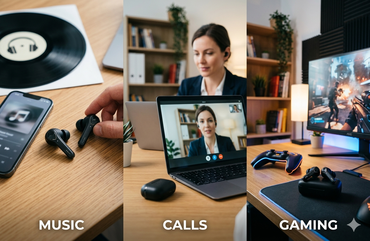 Best Wireless Earbuds for Music Calls and Gaming