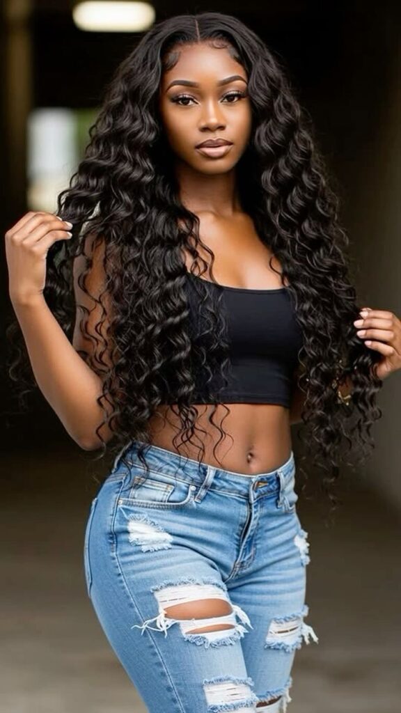 Great Look With Human Hair Weave
