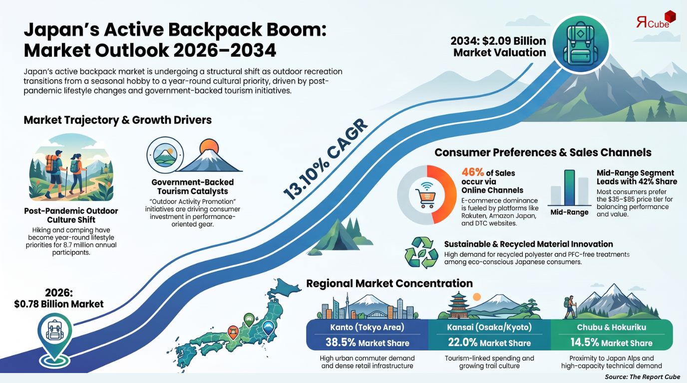 Japan Active Backpack Market