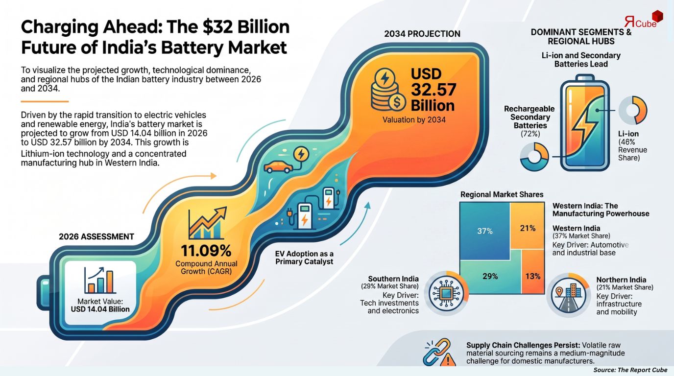 India Batteries Market