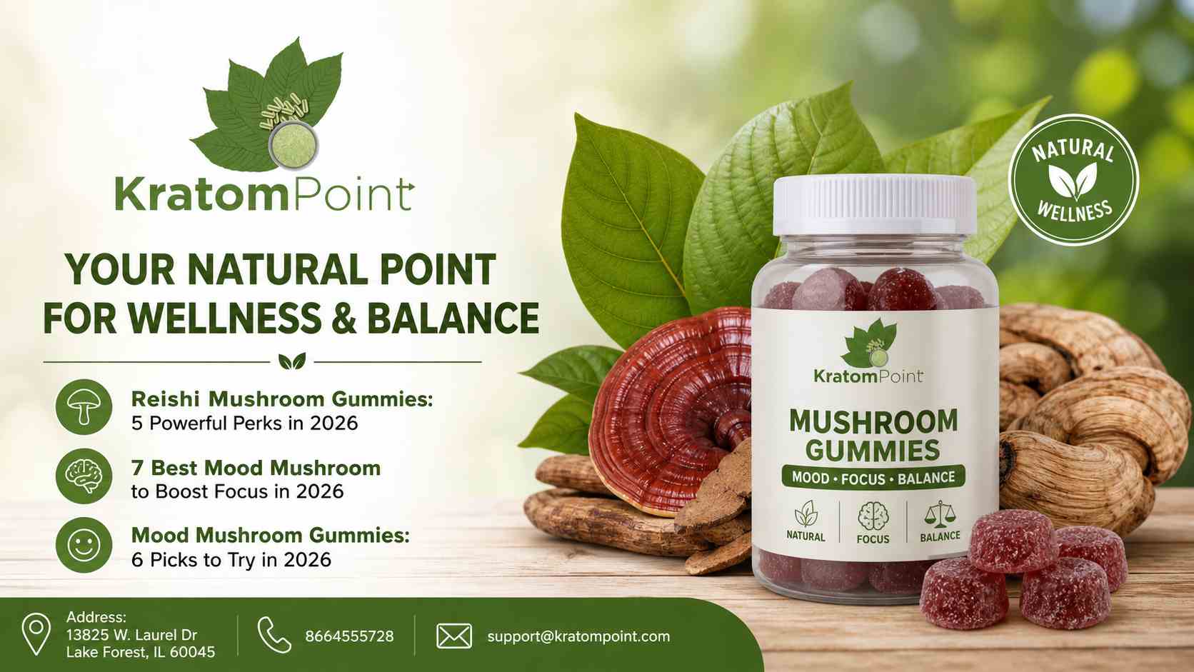 Reishi Mushroom Gummies 5 Powerful Perks in 2026 7 Best Mood Mushroom to Boost Focus in 2026 Mood Mushroom Gummies 6 Picks to Try in 2026